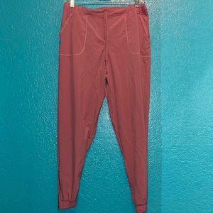 Albion pink scrub pants